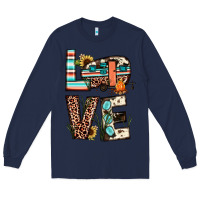 Navy love camp Long Sleeve Tee - JahusDesignShop