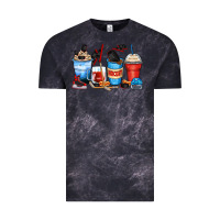 Cloud Black hockey begins after coffee cups Vintage Tee - Zillion Design Studio