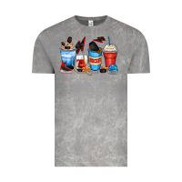 Cloud Rock hockey begins after coffee cups Vintage Tee - Zillion Design Studio