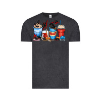 Vintage Black hockey begins after coffee cups Vintage Tee - Zillion Design Studio