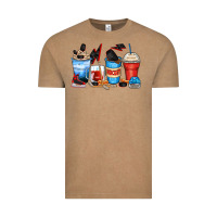 Vintage Coffee hockey begins after coffee cups Vintage Tee - Zillion Design Studio
