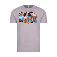 Vintage Zinc hockey begins after coffee cups Vintage Tee - Zillion Design Studio