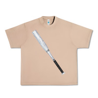 Burro white wooden softball bat Urban Heavy Tee - FaDigitalArtStudio