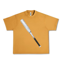 Peanut Butter white wooden softball bat Urban Heavy Tee - FaDigitalArtStudio