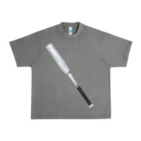 Tornado white wooden softball bat Urban Heavy Tee - FaDigitalArtStudio