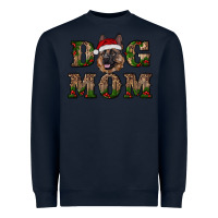 Chriistmas Dog Mom With German Shepherd Heavyweight Sweatshirt | Teevron