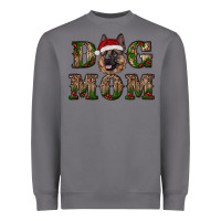 Storm chriistmas dog mom with german shepherd Heavyweight Sweatshirt - RanaPortraitStore