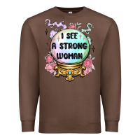 Chestnut i see a strong woman Premium Sweatshirt - MaliasSmallBusiness