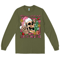 Army Green when you're dead inside but it's christmas Long Sleeve Tee - AdoDesignShop