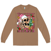 Toasted Coconut when you're dead inside but it's christmas Long Sleeve Tee - AdoDesignShop