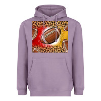 Lavender team color red and gold football Heavyweight Hoodie - MaliasSmallBusiness