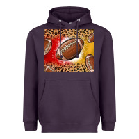 Plum team color red and gold football Heavyweight Hoodie - MaliasSmallBusiness