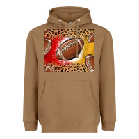 Toasted Coconut team color red and gold football Heavyweight Hoodie - MaliasSmallBusiness