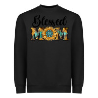 Black blessed mom Heavyweight Sweatshirt - RanaPortraitStore