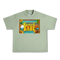 Oil Green beach babe skinny metal can holder Urban Heavy Tee - HRA Design Shop