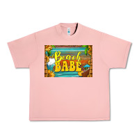 Salmon beach babe skinny metal can holder Urban Heavy Tee - HRA Design Shop