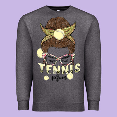 Tennis Mom Premium Sweatshirt Designed By Maliassmallbusiness