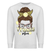 Oatmeal Heather tennis mom Premium Sweatshirt - MaliasSmallBusiness