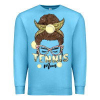 Ocean Blue tennis mom Premium Sweatshirt - MaliasSmallBusiness
