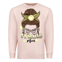 Pale Pink tennis mom Premium Sweatshirt - MaliasSmallBusiness
