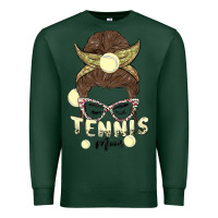 Sports Green tennis mom Premium Sweatshirt - MaliasSmallBusiness
