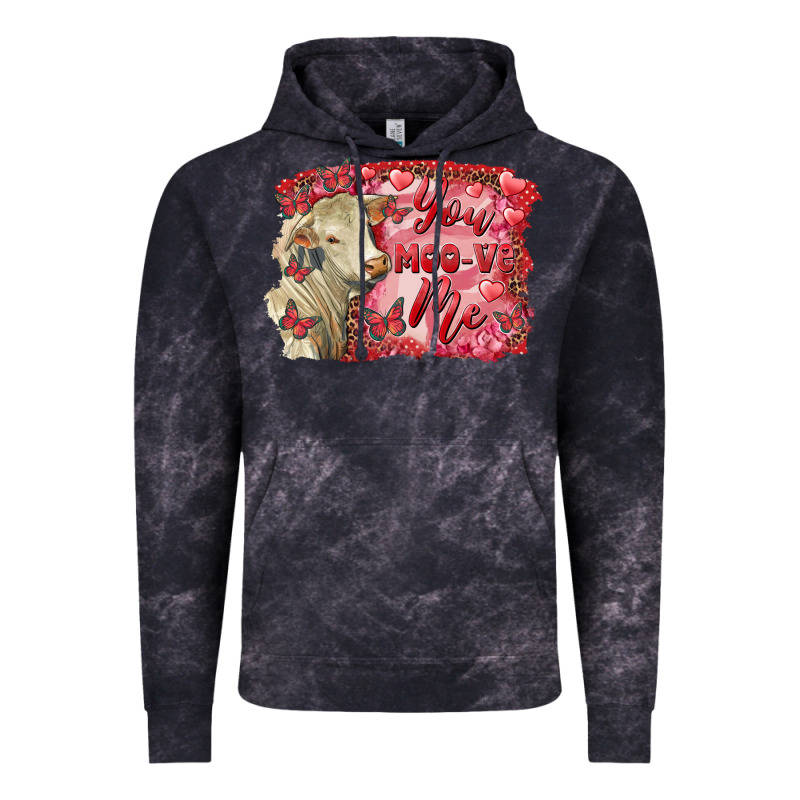Valentine's Day You Moo Ve Me Charolais Cow Vintage Hoodie by RanaPortraitStore | Teevron