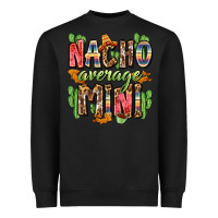 Black nacho average mini Heavyweight Sweatshirt - Zillion Design Studio