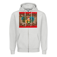 Dove Grey christmas trees gemstone Zipper Hoodie - AdoDesignShop