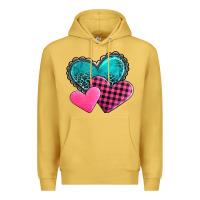 Valentine's Day Hearts Premium Hoodie | Teevron
