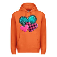 Carrot valentine's day hearts Premium Hoodie - AdoDesignShop