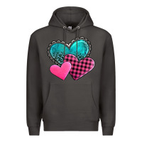 Smoke valentine's day hearts Premium Hoodie - AdoDesignShop