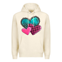 Tofu valentine's day hearts Premium Hoodie - AdoDesignShop
