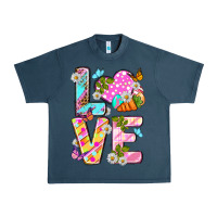 Midnight Navy Love Easter Urban Heavy Tee - Neo Western