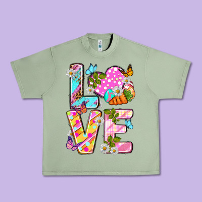 Love Easter Urban Heavy Tee Designed By Neo Western