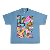 Pebble Blue Love Easter Urban Heavy Tee - Neo Western