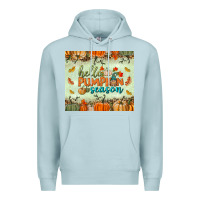 Blue Mist hello pumpkin season tumbler Premium Hoodie - BundleAndBundleShop