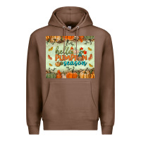 Chestnut hello pumpkin season tumbler Premium Hoodie - BundleAndBundleShop