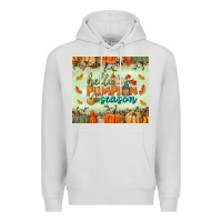 Dove Grey hello pumpkin season tumbler Premium Hoodie - BundleAndBundleShop