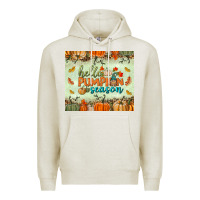 Oatmeal Heather hello pumpkin season tumbler Premium Hoodie - BundleAndBundleShop
