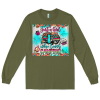 Army Green just a girl who loves camping Long Sleeve Tee - JahusDesignShop