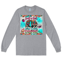 Heather Grey just a girl who loves camping Long Sleeve Tee - JahusDesignShop