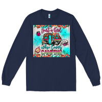 Navy just a girl who loves camping Long Sleeve Tee - JahusDesignShop