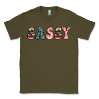 Army Green sassy Classic Tee - JahusDesignShop