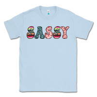 Dusty Blue sassy Classic Tee - JahusDesignShop