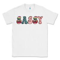 White sassy Classic Tee - JahusDesignShop