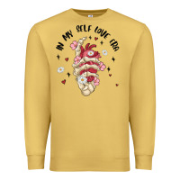 Antique Gold in my self love era Premium Sweatshirt - MaliasSmallBusiness