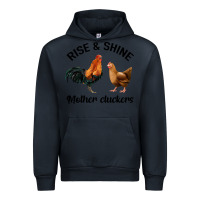 Navy Rise and Shine Mother Cluckers Urban Hoodie - Bettercallsaul