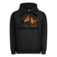 Pigment Black Rise and Shine Mother Cluckers Urban Hoodie - Bettercallsaul