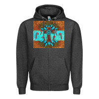Charcoal Heather christmas cross gemstone Zipper Hoodie - AdoDesignShop