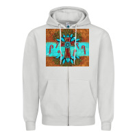 Dove Grey christmas cross gemstone Zipper Hoodie - AdoDesignShop
